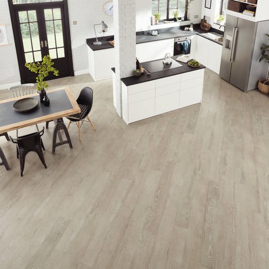 Karndean Van Gogh Greige Oak VGW110T wood-effect LVT 0.55mm sample
