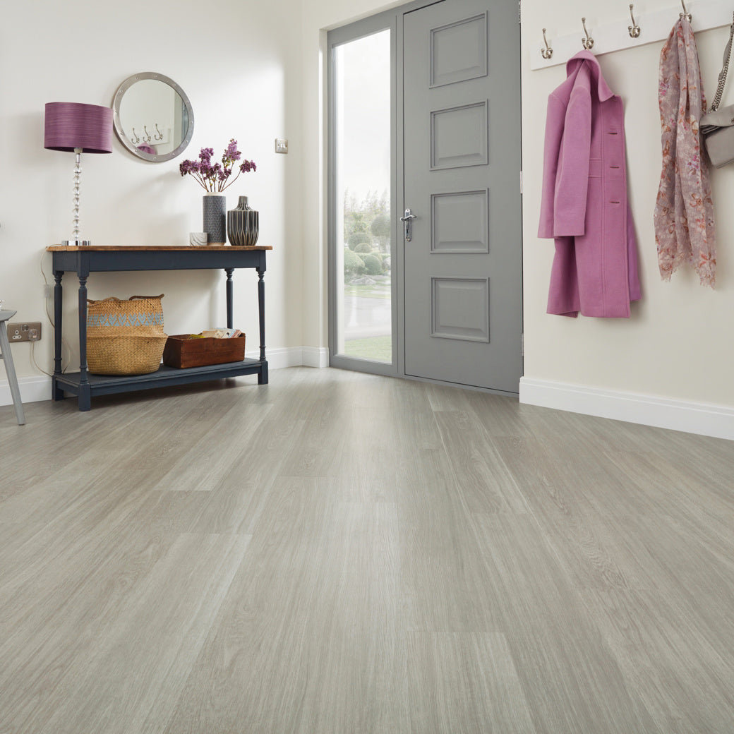 Karndean Van Gogh Cool Grey Oak VGW113T wood-effect LVT 0.55mm sample