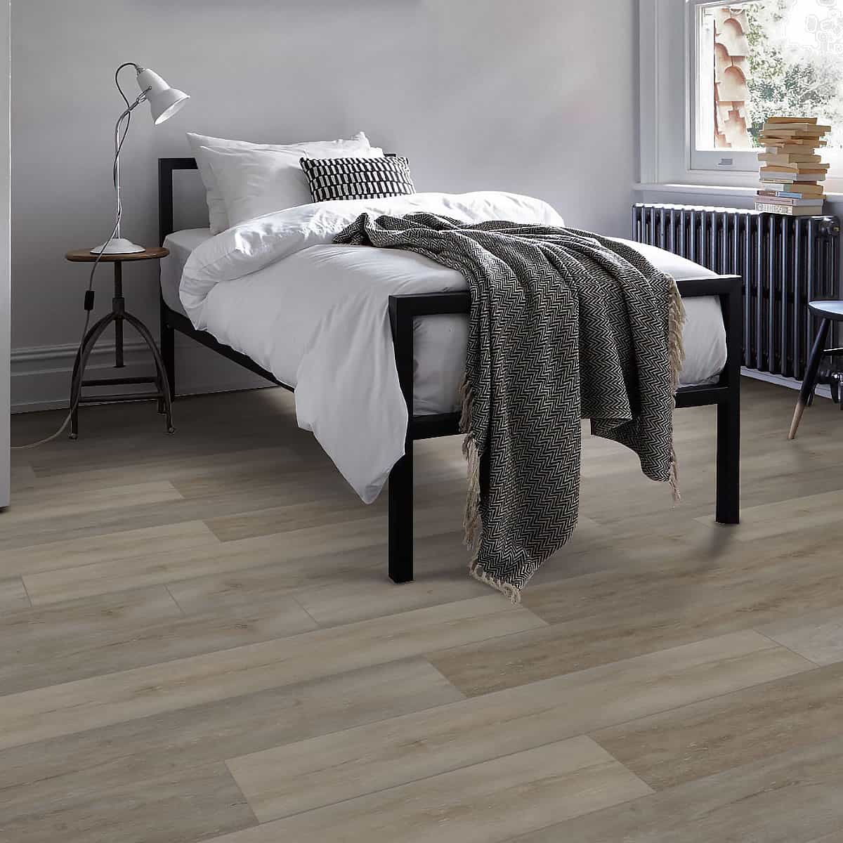 Cedar Style LVT 2mm glue-down warm oak wood-effect vinyl flooring sample