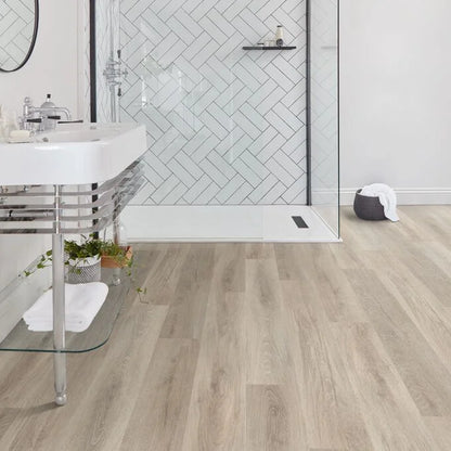 Polyflor Camaro PUR Waterside Oak PLK2256 LVT installed in modern setting